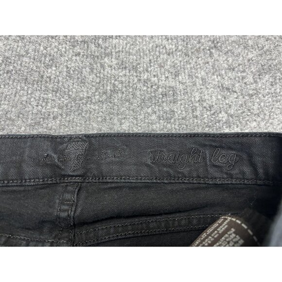 7 For All Mankind Jeans Womens 25 Straight Leg Stretch Denim Pants Made in USA - Picture 2 of 8
